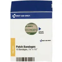 1½" X 1½" Patch Bandages, 10 Each - Smarttab Ezrefill - FAE-3000 - First Aid Market