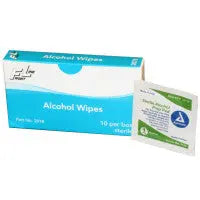 Alcohol Wipes - 10 Per Box - 0460 - First Aid Market
