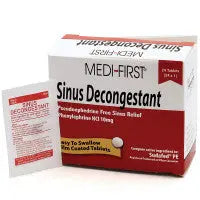 Sinus Decongestant, 24/Box, 80964 - First Aid Market