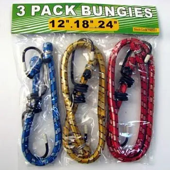 Bungee Cord 3 pk. (12",18" & 24") - First Aid Market