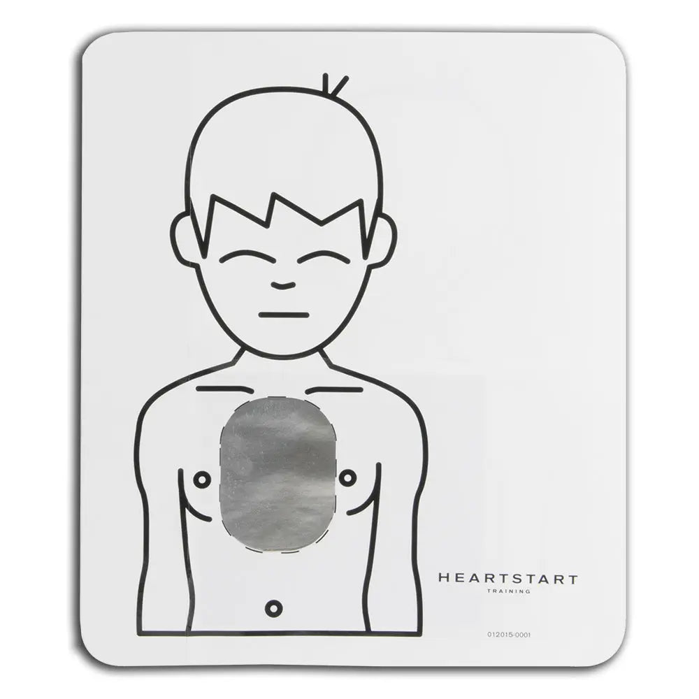Philips Infant/Child Pad Placement Guide - First Aid Market