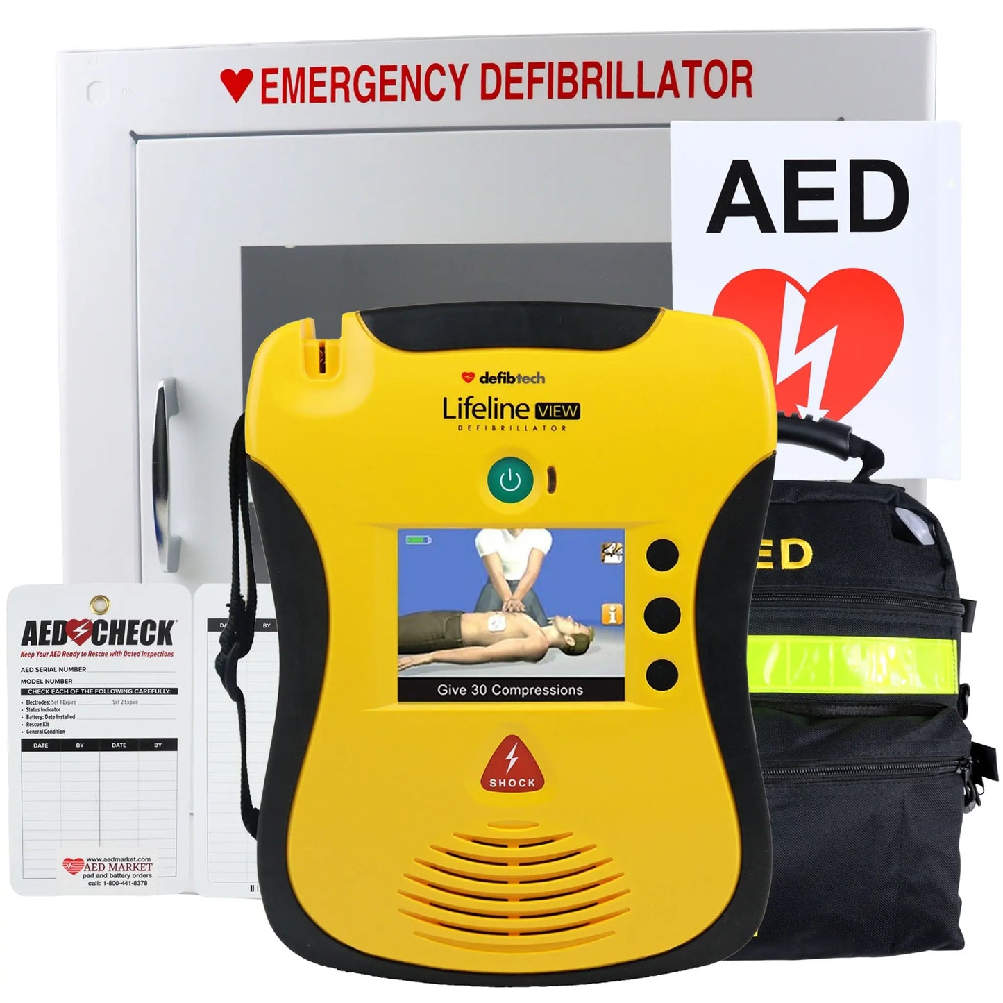 Defibtech Lifeline View AED Sports Package - First Aid Market