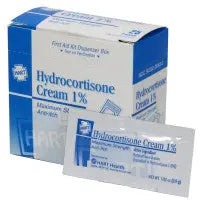 Hydrocortisone Cream, .9GM, 25 Per Box, 5396 - First Aid Market
