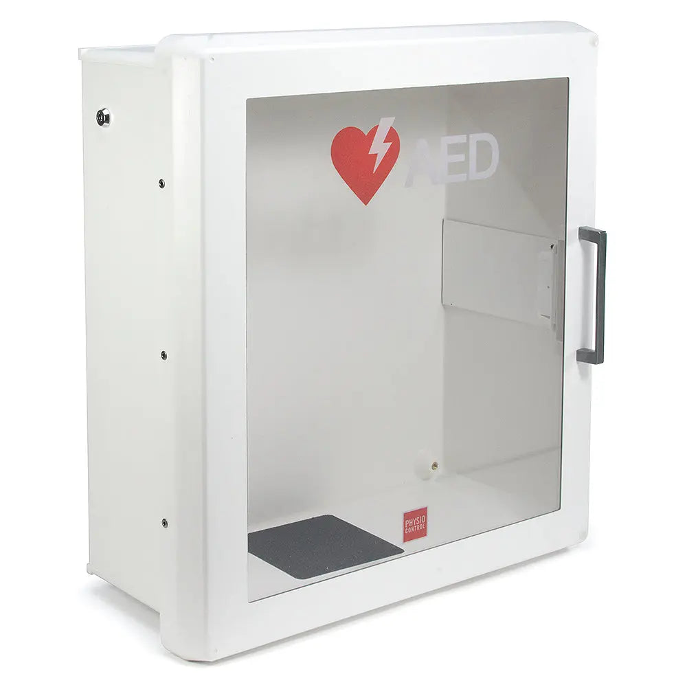 Physio Control LIFEPAK CR2 AED Surface Mount Cabinet with Audible Alarm - First Aid Market