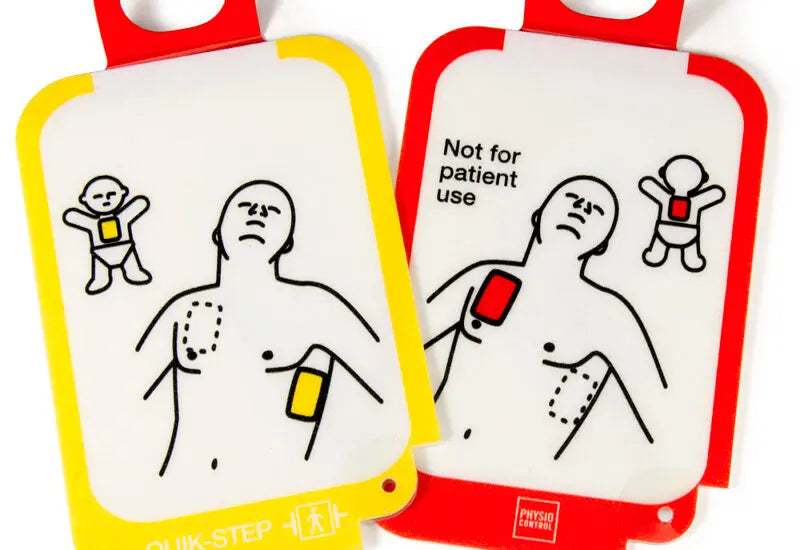 Physio Control LIFEPAK CR2 AED Training System Replacement Electrode Pads - First Aid Market