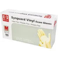 Powder Free Vinyl Exam Gloves - Small - 100 Per Box - 1200001 - First Aid Market