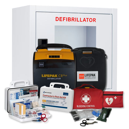 Physio Control Recertified Lifepak CR Plus Complete First Aid and AED Value Package