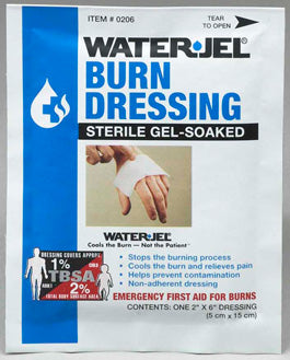 Water Jel Brand Burn Dressing - 2" x 6"