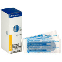 1" X 3" Blue Metal Detectable Bandages, 40 Per Box - SmartTab EzRefill - FAE-3011