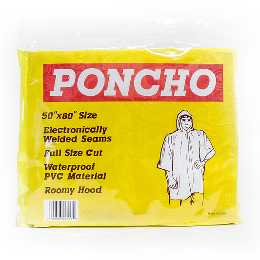 Adult Emergency Poncho - Heavy Duty