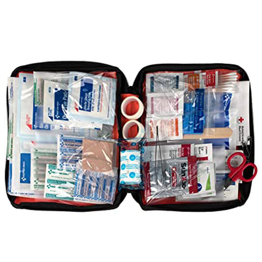 205 Piece Outdoor First Aid Kit, large softsided case, 1 ea.