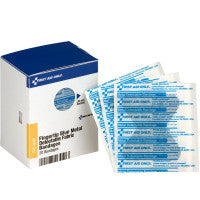 Fingertip Visible Blue Metal Detectable Bandage, 20 each - SmartTab Ezrefill - FAE-3040