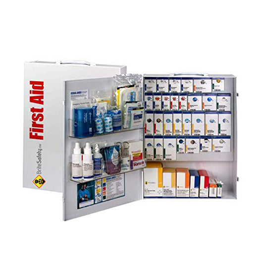 XL Metal Smart Compliance Food Service First Aid Cabinet without Meds