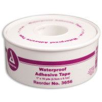 1"x10 yd. Waterproof tape, plastic spool, 1 ea.