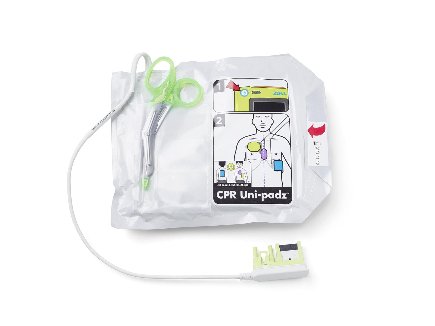 Zoll AED 3 CPR Uni-padz Universal Adult/Pediatric