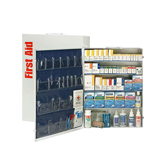 5 Shelf First Aid ANSI B+ Metal Cabinet, with Meds