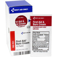 First Aid / Burn Cream Packets, 10 Each - SmartTab Ezrefill - FAE-7011