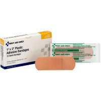 Adhesive Bandage - Plastic - 1 Inch - 16 Per Box - AN146