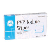 PVP Iodine Wipes, 10 Per Box, 0470
