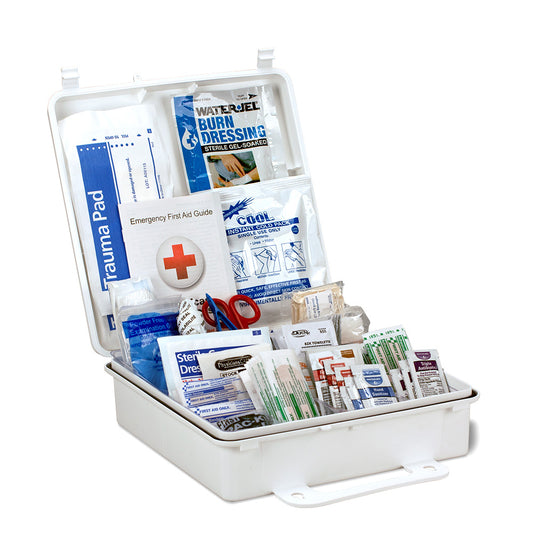 50 Person First Aid Kit, ANSI A+, Plastic Case