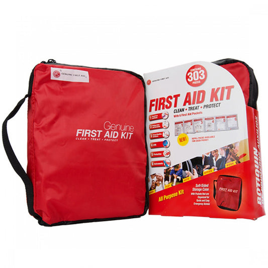 Genuine First Aid Kit Model 303 Red - 303 pieces