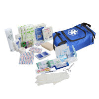 First Responder Kit / Jump Bag - 80 Pieces - Blue - URG-636841BLK