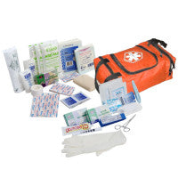 First Responder Kit / Jump Bag- 80 Pieces - Orange - URG-636841K