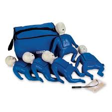 CPR Prompt 5-Pack Adult/Child / Pediatric Training Manikin - Blue