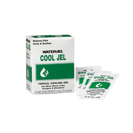 Water Jel Brand Cool Jel Burn Relief, 3.5 gm. - 25 per box