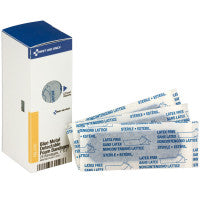 1 Inch X 3 Inch Metal Detectable Blue Bandage, Foam, 25 each - Smarttab Ezrefill- FAE-3110