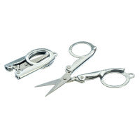 Folding Scissors, 3-1/2" (2” folded), Stainless Steel
