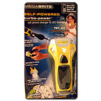 Dynamo Mega Brite Turbo Flashlight w/ Phone Charger