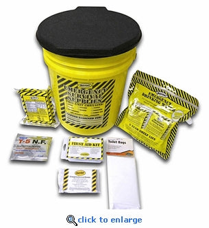 Economy Emergency Kit - 1 Person - Honey Bucket