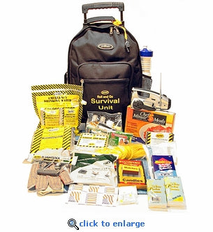 Roll and Go Survival Kit on Wheels - One Person