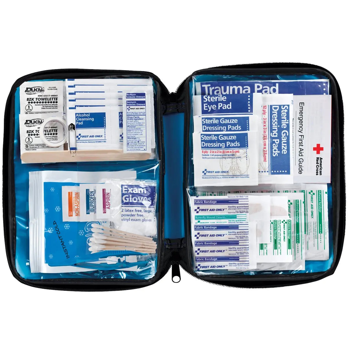 131 Piece All Purpose Kit, Medium Softsided Case, 1 ea. - First Aid Market