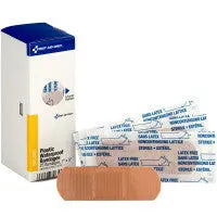 1" X 3" Adhesive Plastic Waterproof Bandages, 25 Per Box - SmartTab EzRefill - FAE-3003 - First Aid Market