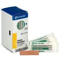 3/8" X 1.5" Junior Plastic Bandages, 40 Per Box - SmartTab EzRefill - FAE-3115 - First Aid Market