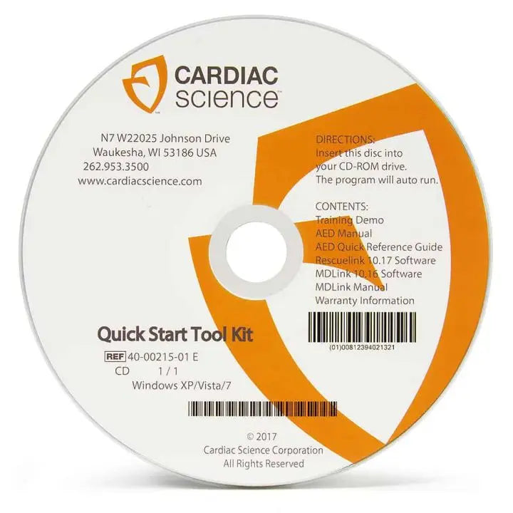 Cardiac Science Powerheart AED G3 Plus Quick Start CD Toolkit - First Aid Market