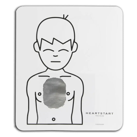 Philips Infant/Child Pad Placement Guide - First Aid Market