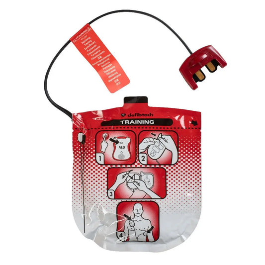 Defibtech Lifeline VIEW AED Trainer Adult Training Electrode Pads - First Aid Market