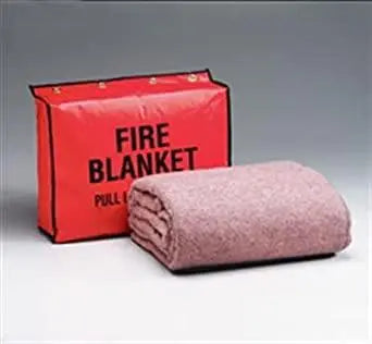 Fire Retardant Blanket, with Vinyl Bag - First Aid Market
