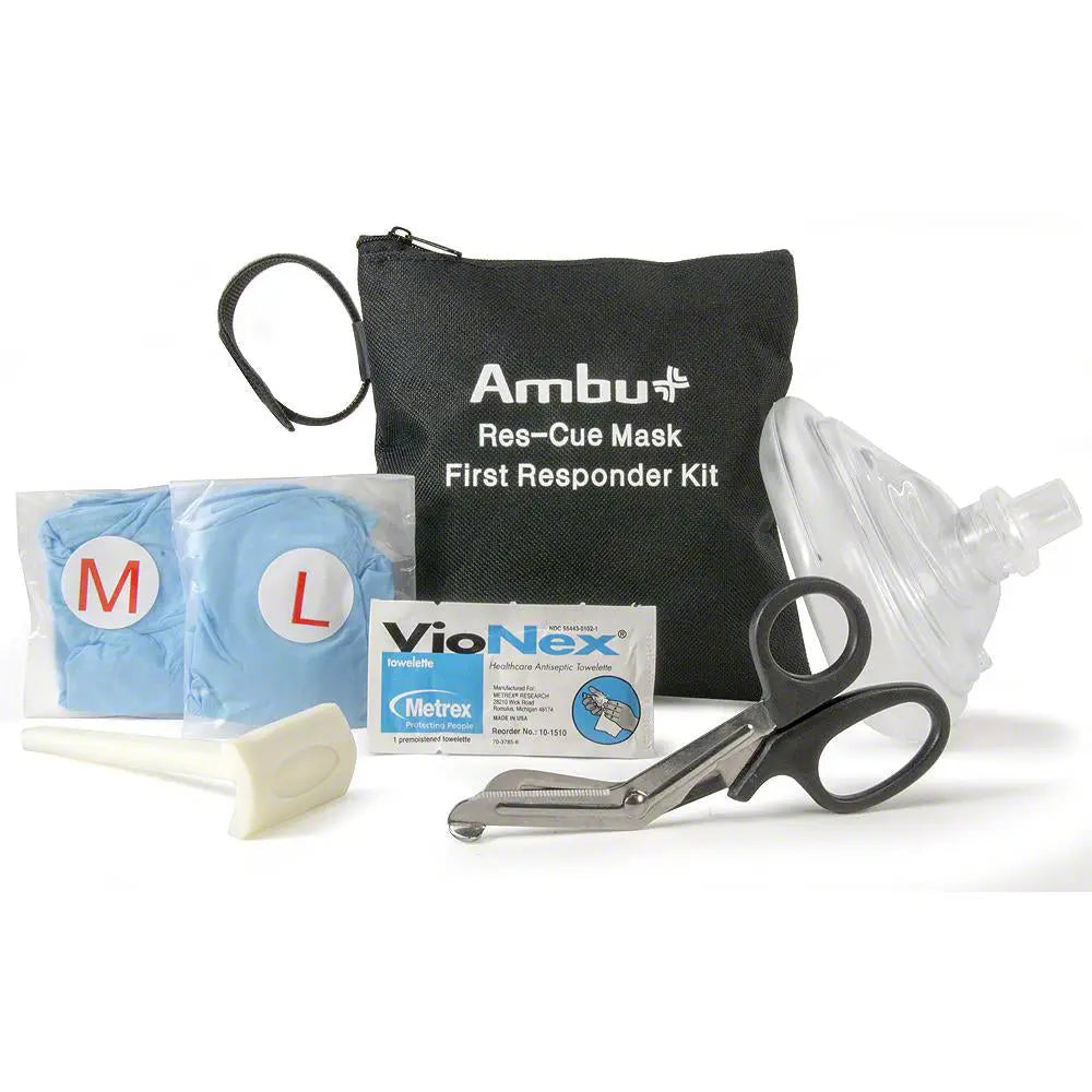 Physio-Control AMBU Res-Cue Mask First Responder Kit (Square) - First Aid Market