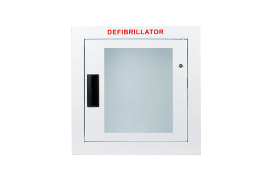 Semi-Recessed Large Cabinet with Alarm & Strobe - First Aid Market