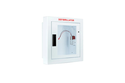 Semi-Recessed Large Cabinet with Alarm & Strobe - First Aid Market