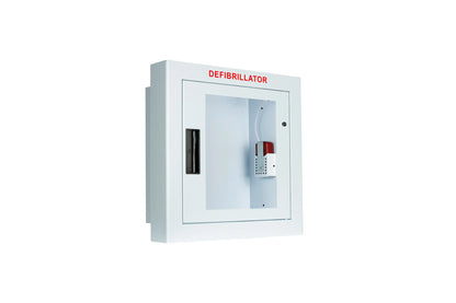 Semi-Recessed Large Cabinet with Alarm & Strobe - First Aid Market