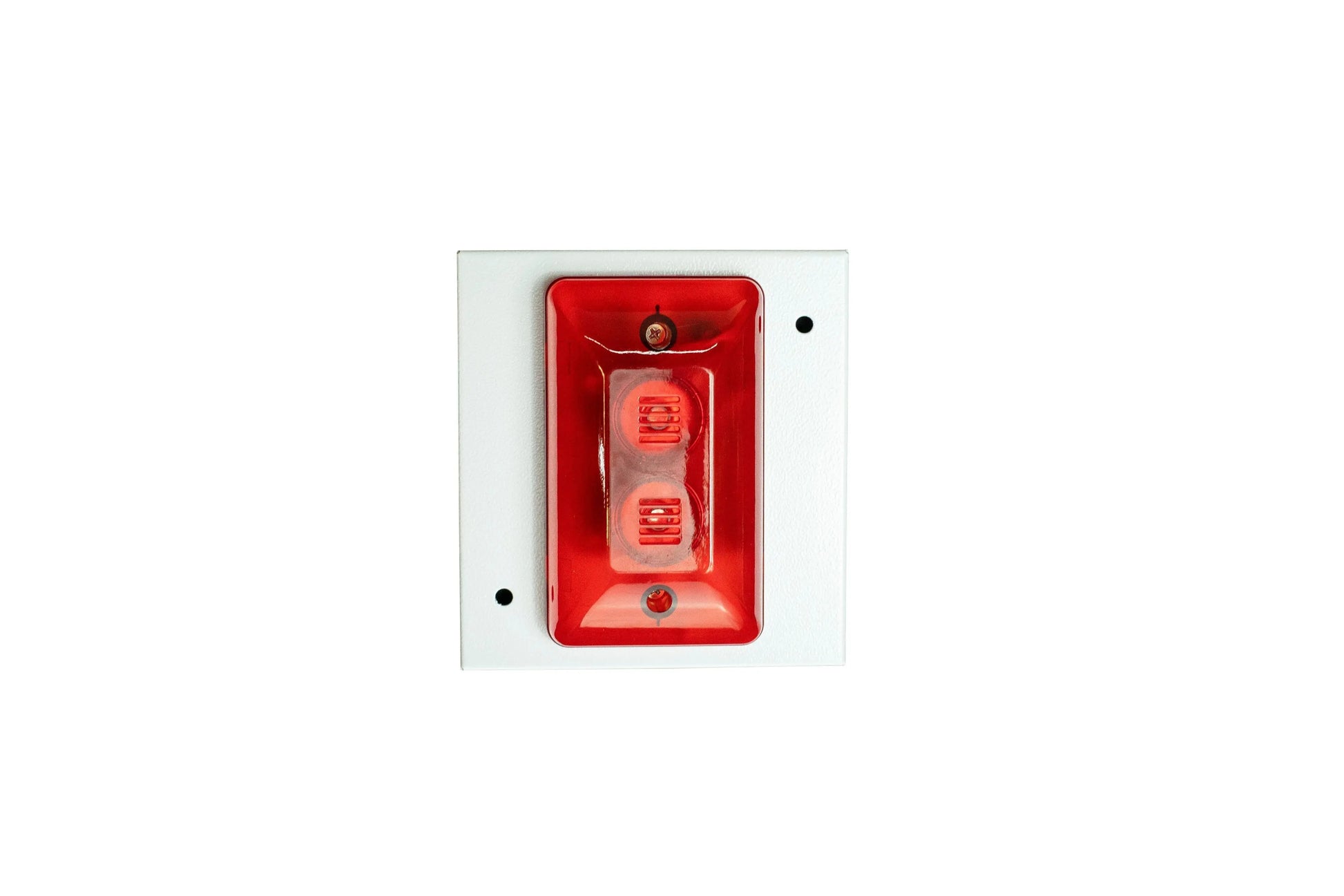 Semi-Recessed Large Cabinet with Alarm & Strobe - First Aid Market