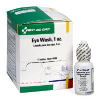 Eye Wash - 1 Ounce - Plastic Bottle - 12 Per Box - H703